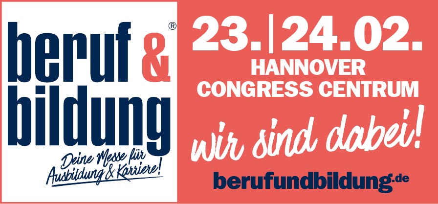beruf & bildung | Ausbildungsmesse in Hannover am 23. und 24.2.2024